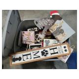 Tote full of dog related items the core books