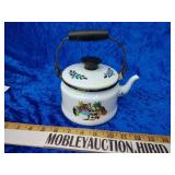 Enamel tea pot