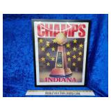Champs Indiana frame picture can ship