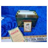 Coca-Cola metal art collectors cards 20 piece set