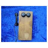 Antique telephone with all hits inside
