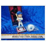 Gail Hodges baseball and bobblehead
