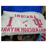 Indiana hurrying Hoosiers rug