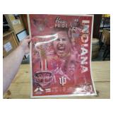 1980 Hoosier football poster season tickets was