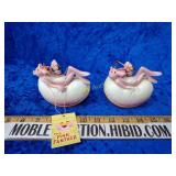 Hand-painted Pink panther ceramic
