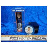 Gail Hodges bobblehead and metal plate