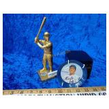 Gail Hodges statue and metal plate