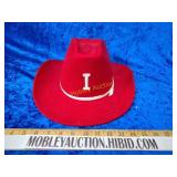 Vintage IU cowboy hat