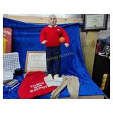 Rare number 27 of 1,000 Bob Knight doll