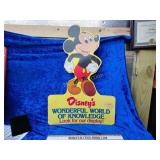 Scarce 1982 32" Mickey Mouse double sided store