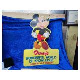 Scarce 1982 32" Mickey Mouse double sided store
