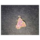 Vintage amethyst pendant