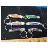 6 mini pocket knives