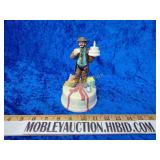 Emmett Kelly porcelain happy birthday wind up