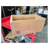 Vintage ammo wooden crate