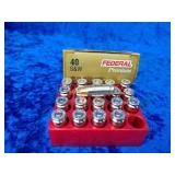 Federal 40 Smith & Wesson hollow point ammo