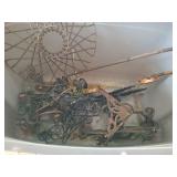Tote of iron outdoor decor cast iron corners