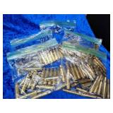 223 30 ought 6 30 308 and 17 HMR brass ammo