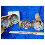 Baseball collectors plates Mickey Mantle babe