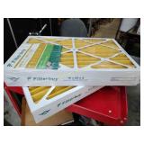 Two new 16x25x4 merv11 air filters