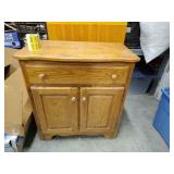 Amish made oak cabinet