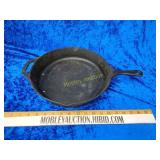 Large cast iron pan