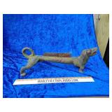 Rare antique boot scraper very heavy