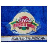 Coca-Cola hanging store display double-sided 1996