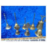Brass bell collection