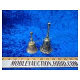 Silver plate brass bells