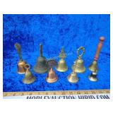 Brass bell collection