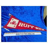 Old felt pennant