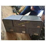 Six drawer industrial cabinet (back)