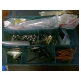 SMALL TACKLE BOX FULL FISHING GEAR