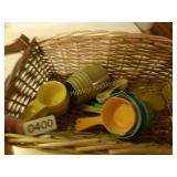 MISC MEASURING CUPS-SOME TUPPERWARE