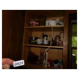 CABINET FULL OF MISC ITEMS