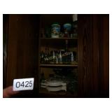 CABINET FULL OF MISC ITEMS
