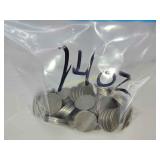 14 oz of unsarched V nickels