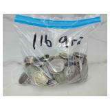 1 lb 9 oz Buffalo nickels unsearched