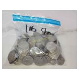 1 lb 9 oz of Buffalo nickels