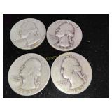 4x Silver Quarters