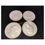 4x Silver Quarters