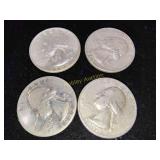 4x Silver Quarters