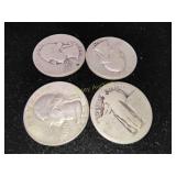 4x Silver Quarters