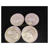 4x Silver Quarters