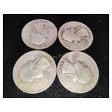4x Silver Quarters