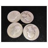 4x Silver Quarters