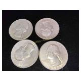 4x Silver Quarters