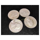 4x Silver Quarters
