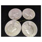 4x Silver Quarters